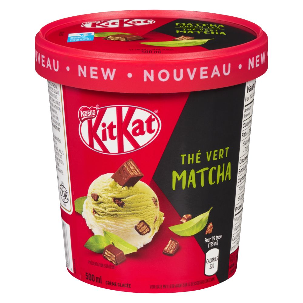 Nestlé Crème glacée thé vert matcha Kit Kat 500ml