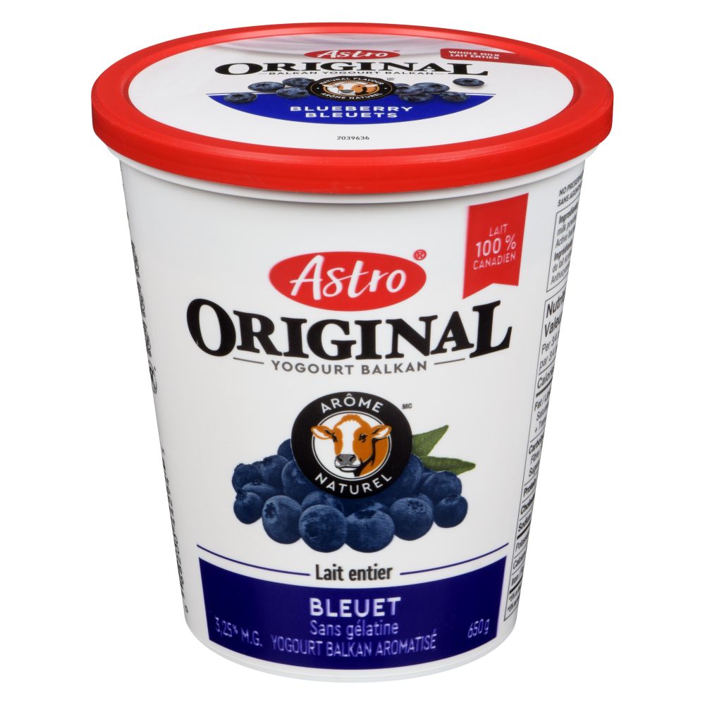 Astro Yogourt balkan bleuets 3.25% M.G. 650g