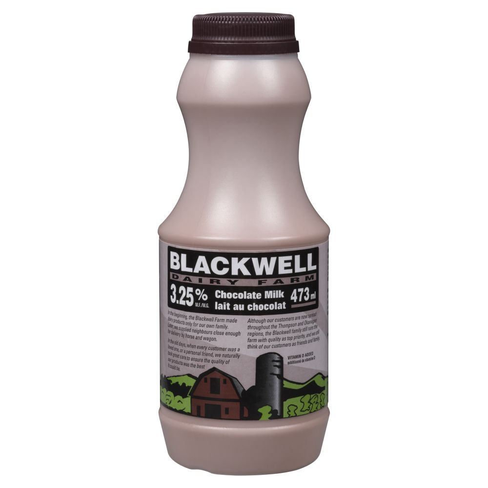 Blackwell Homogenized Chocolate Milk 3.25% M.F. 473ml