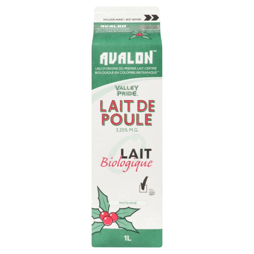 Valley Pride Lait de poule biologique 1L