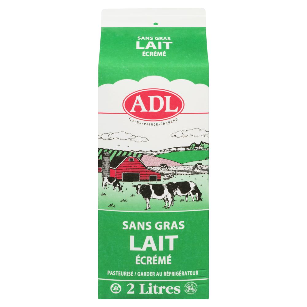 ADL Lait écrémé 0% M.G. 2L