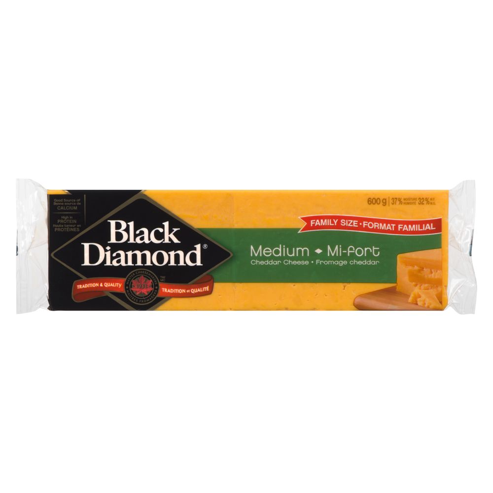 Black Diamond Medium Colored Cheddar 600g