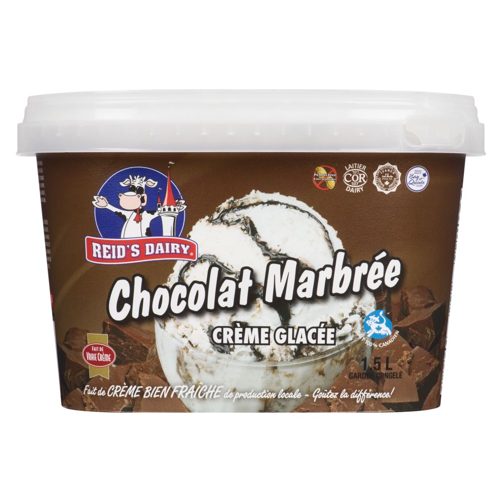 Reid's Dairy Crème glacée marbré chocolat 1.5L