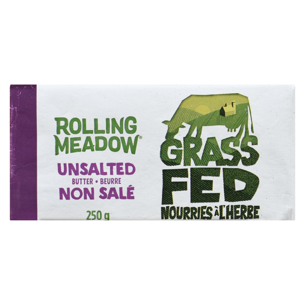 Rolling Meadow Grass-Fed Unsalted Butter 250g