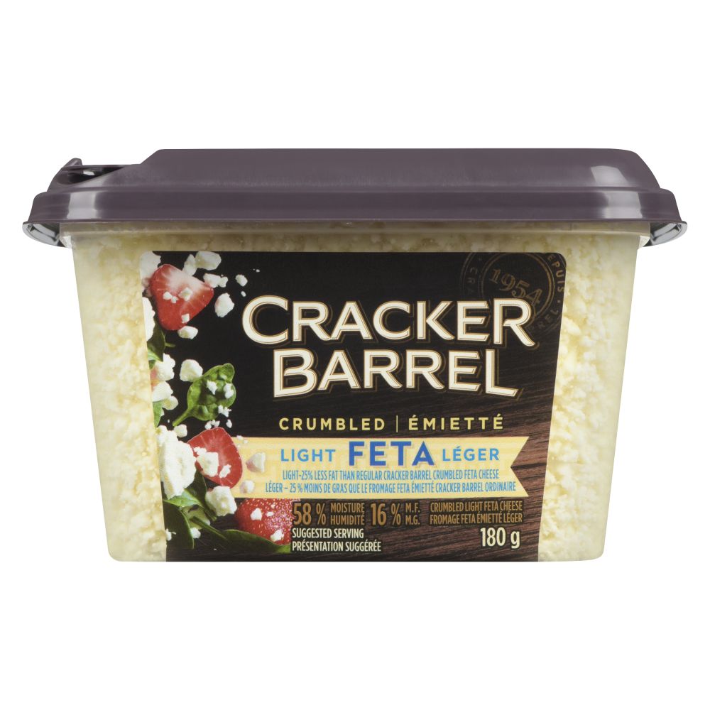 Cracker Barrel Crumbled Light Feta 180g