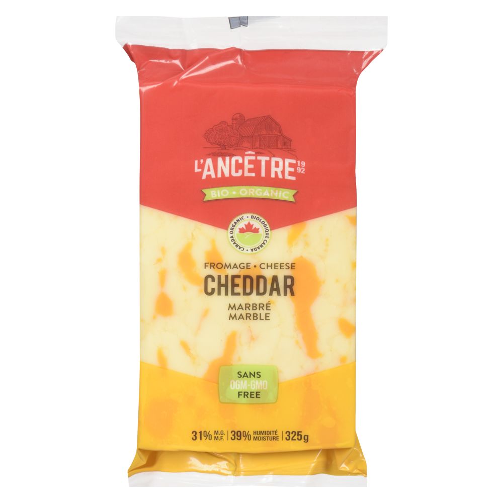 L'Ancêtre Organic Marble Cheddar 325g