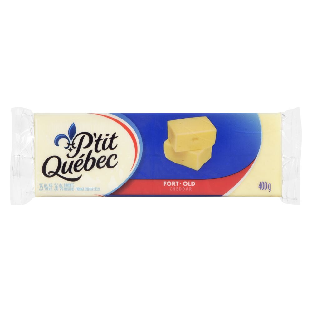 P'tit Québec Old White Cheddar 400g