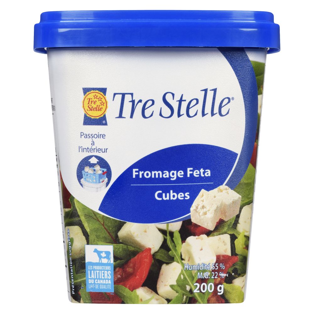 Tre Stelle Feta en cubes 200g