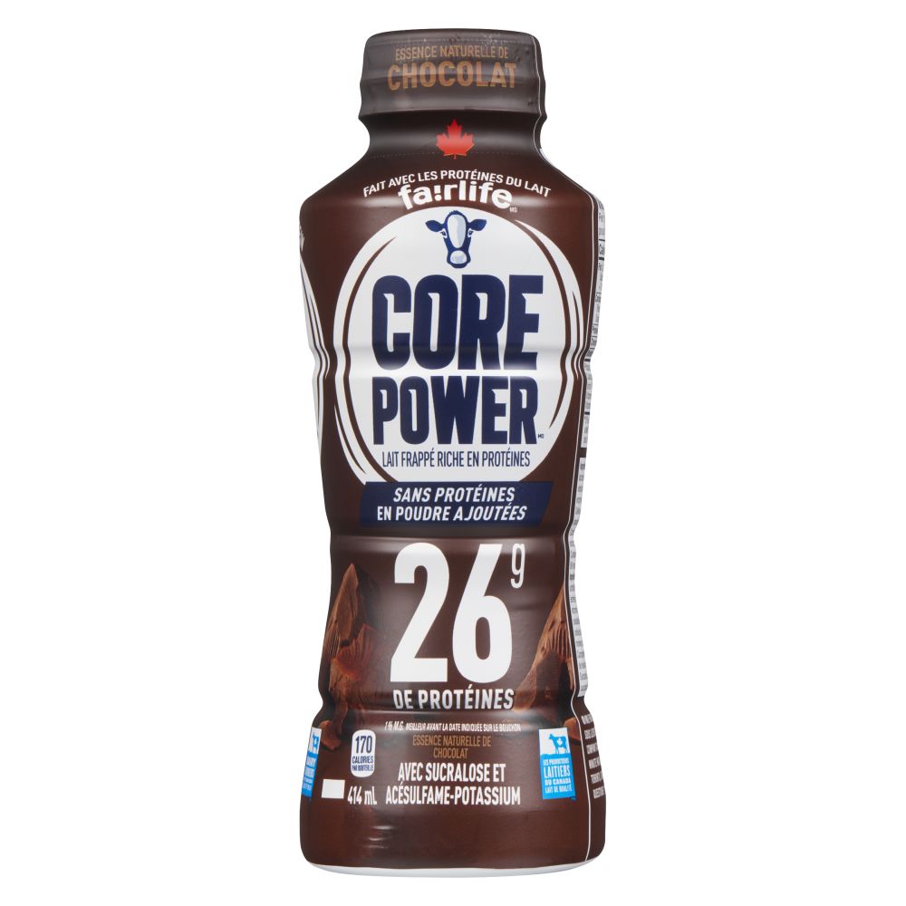 Core Power Lait frappé chocolat 1% M.G. 414ml