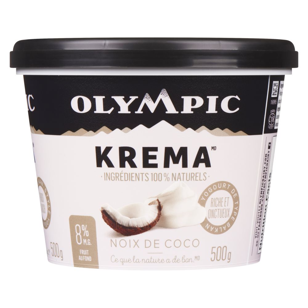 Olympic Yogourt de type balkan noix de coco 8% M.G. 500g