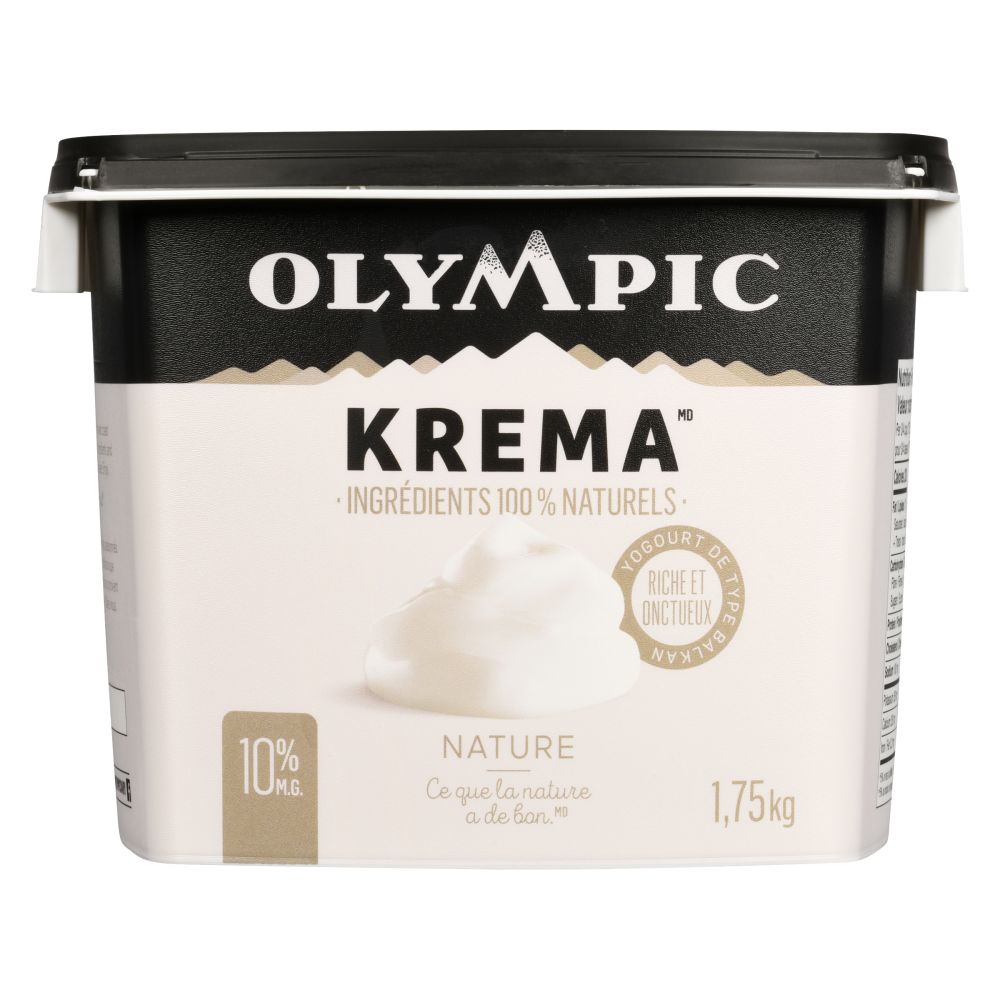 Olympic Yogourt de type balkan nature 10% M.G. 1.75kg