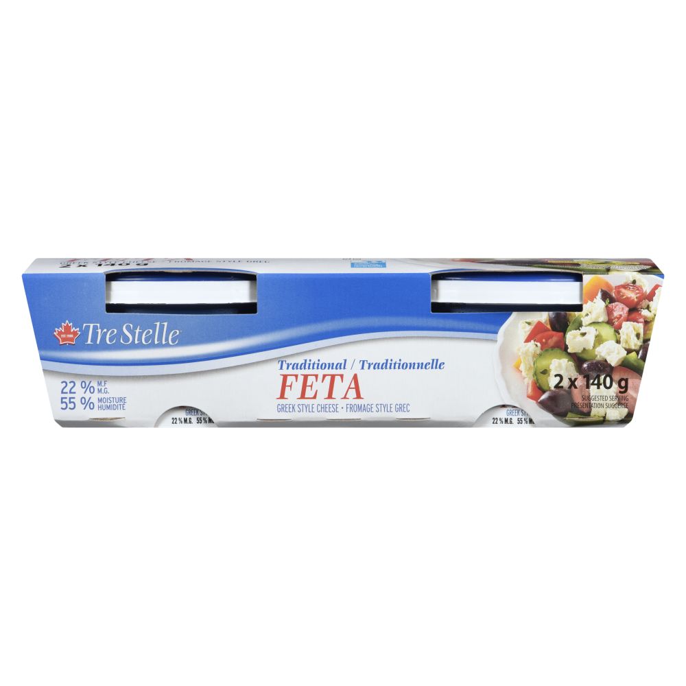 Tre Stelle Traditional Feta 2x140g