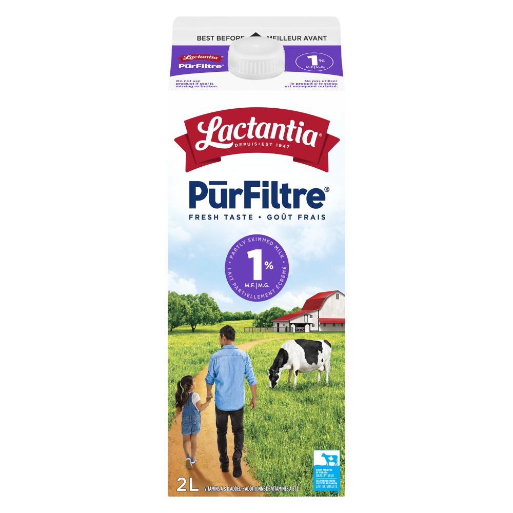 Lactantia Partly Skimmed Milk 1% M.F. 2L