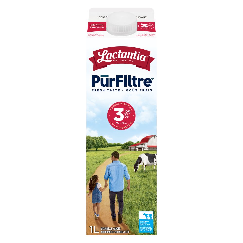 Lactantia Homogenized Milk 3.25% M.F. 1L