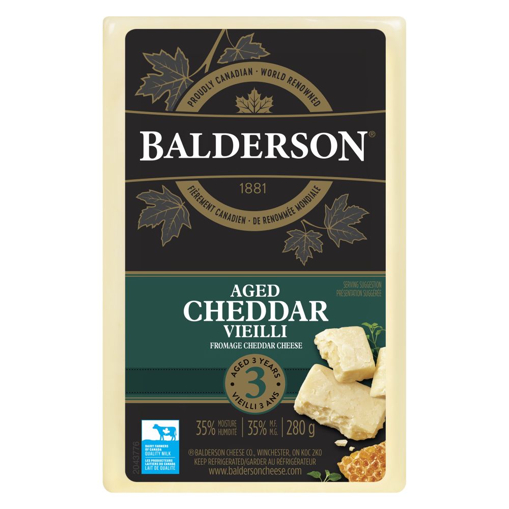 Balderson Cheddar Aged 3 Years 280g