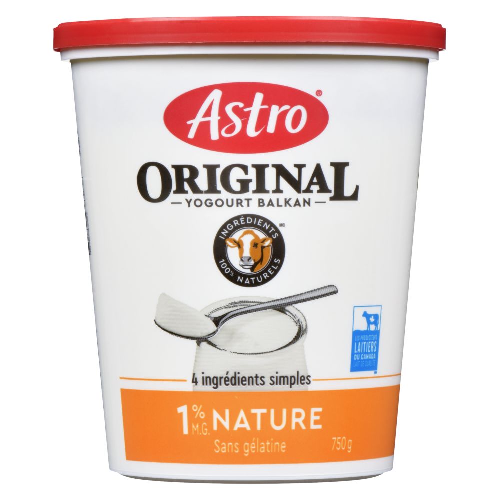 Astro Yogourt balkan nature 1% M.G. 750g