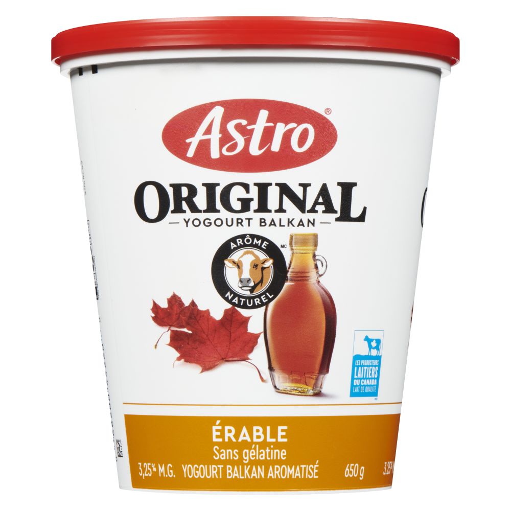 Astro Yogourt balkan érable 3.25% M.G. 650g