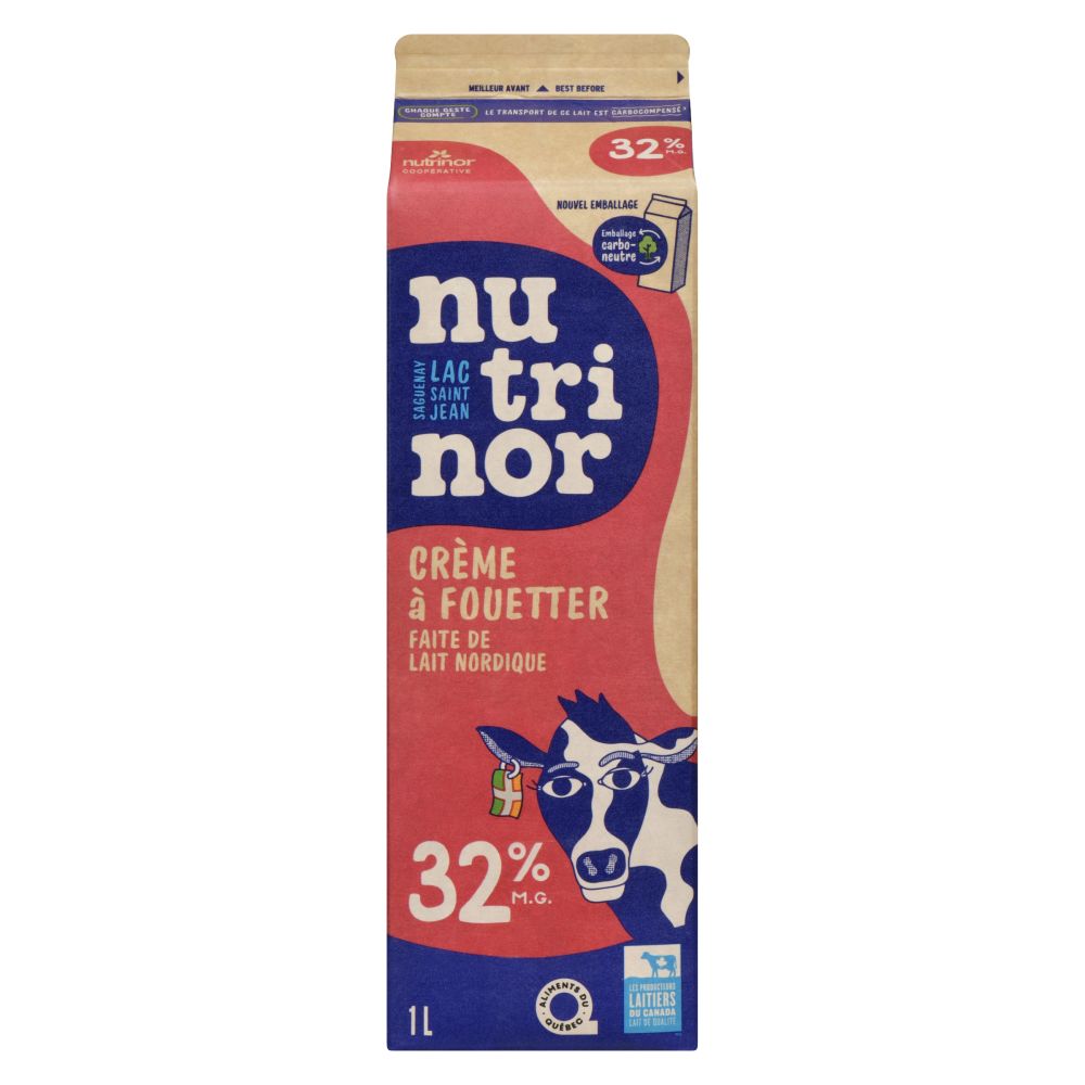 Nutrinor Crème à fouetter nordique 32% M.G. 1L