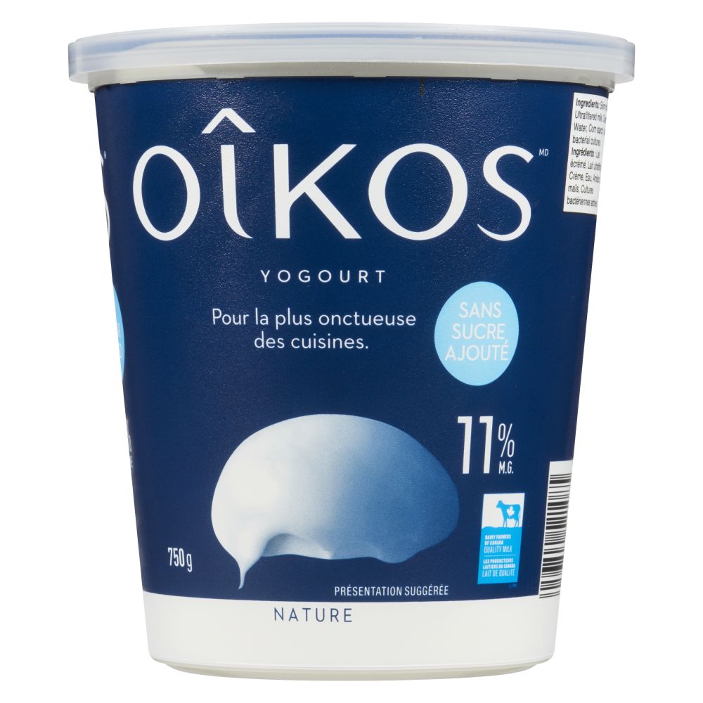 Oîkos Yogourt nature 11% M.G. 750g