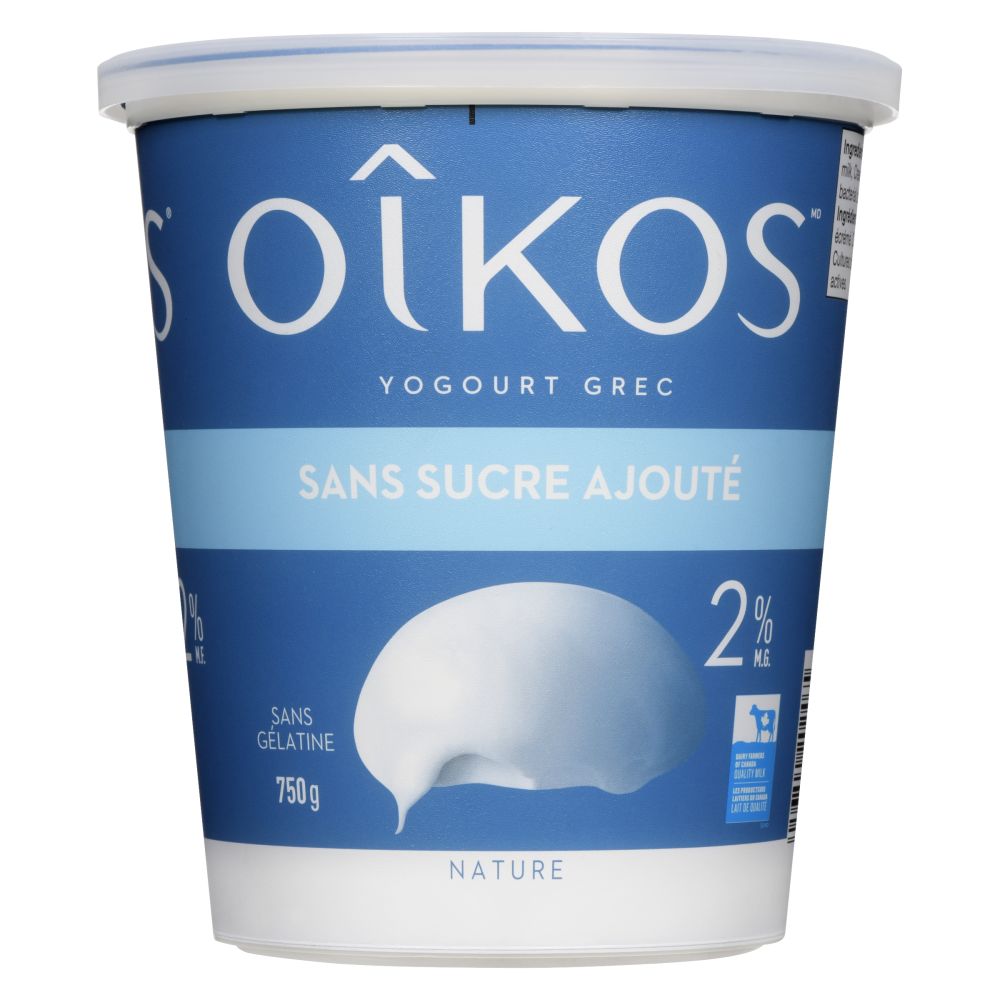 Oîkos Yogourt grec nature 2% M.G. 750g