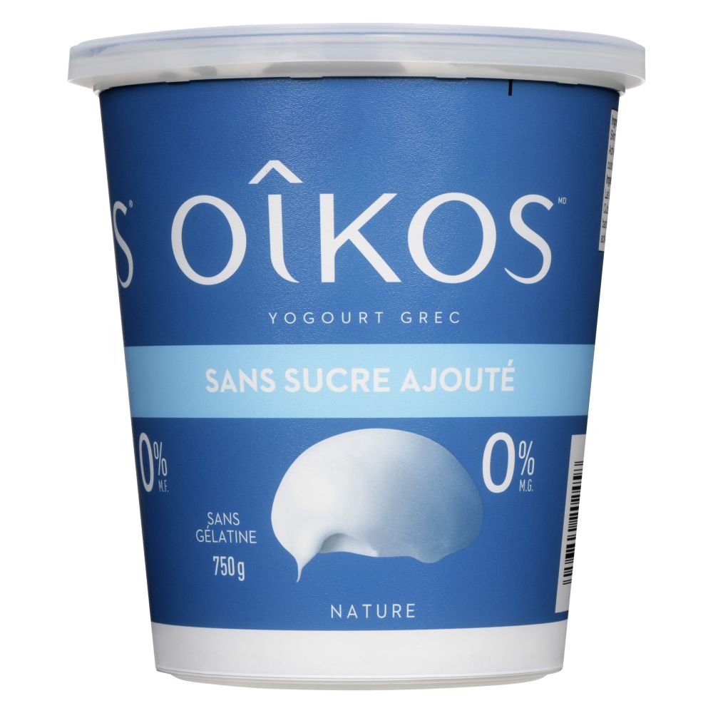 Oîkos Yogourt grec nature 0% M.G. 750g