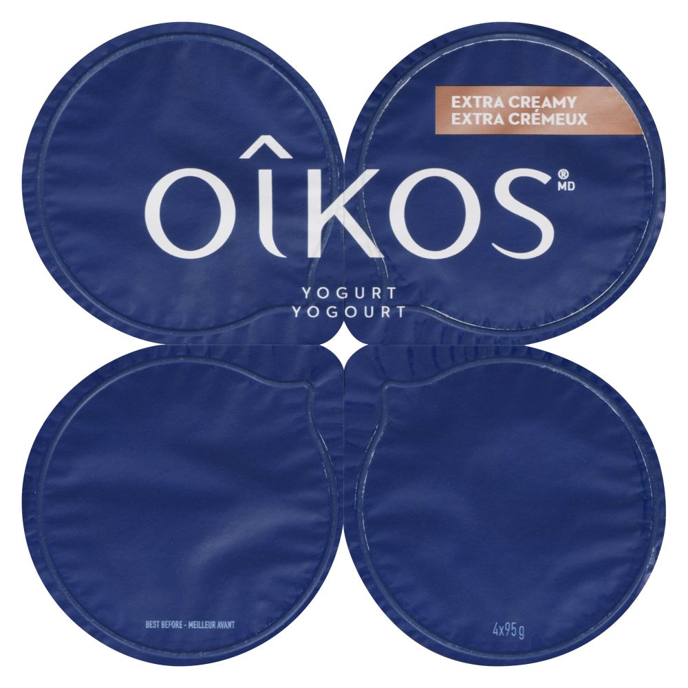 Oîkos Choco Banana Greek Yogurt 4% M.F. 4x95g