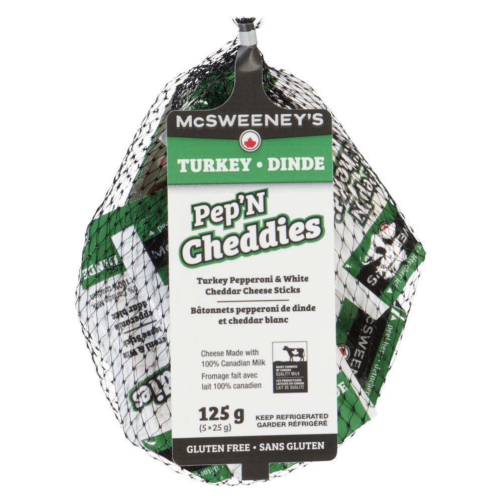 Mcsweeney's Turkey Pepperoni & White Cheddar Sticks 125g