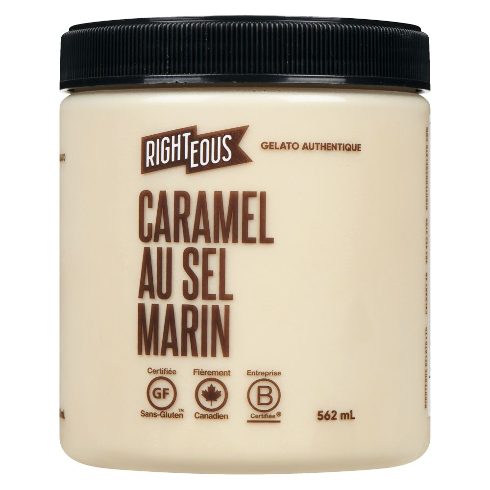 Righteous Gelato caramel au sel marin 562ml