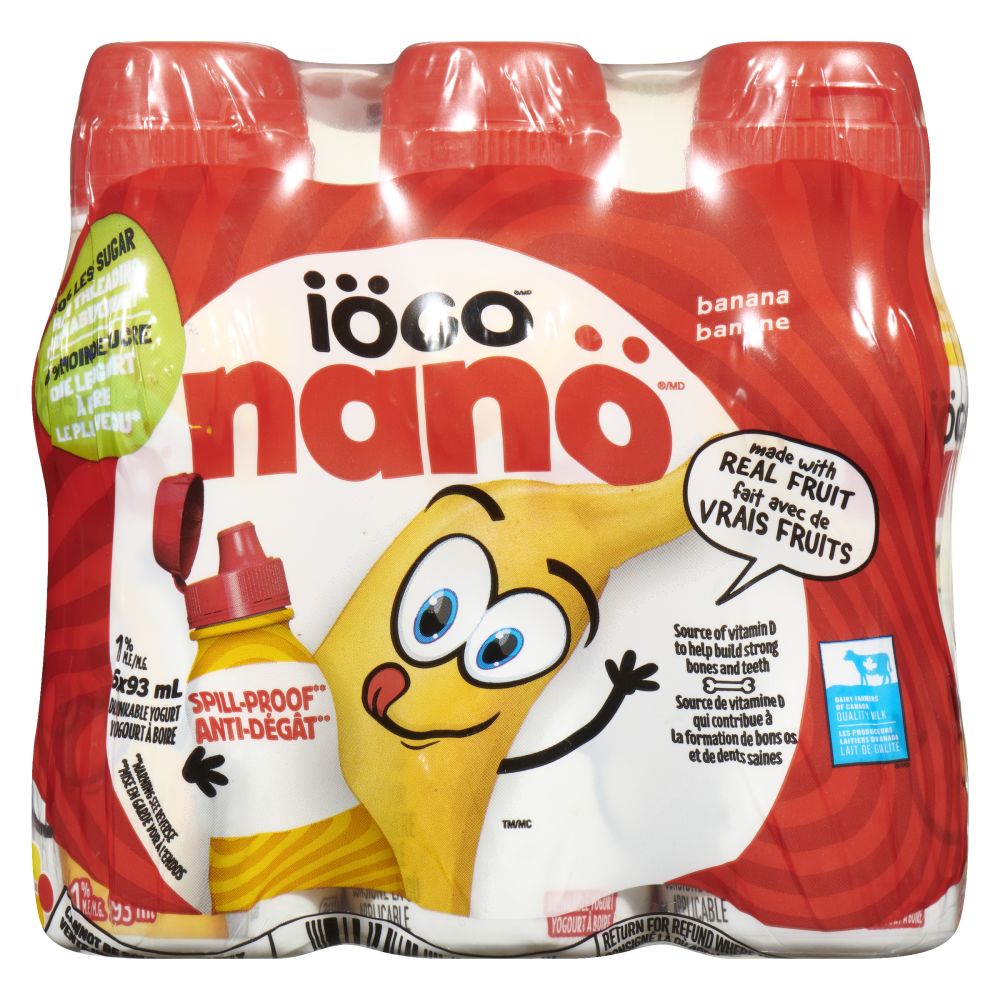 Iögo Banana Drinkable Yogurt 1% M.F. 6x93ml