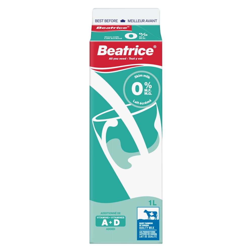 Beatrice Skim MIlk 0% M.F. 1L