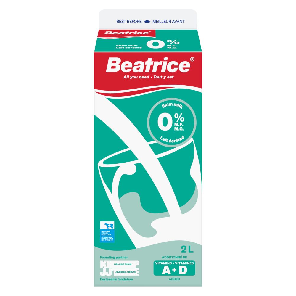 Beatrice Skim Milk 0% M.F. 2L