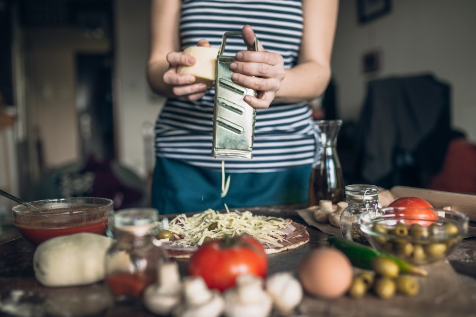 Woman cooking