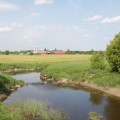 A stream near a Canadian farm